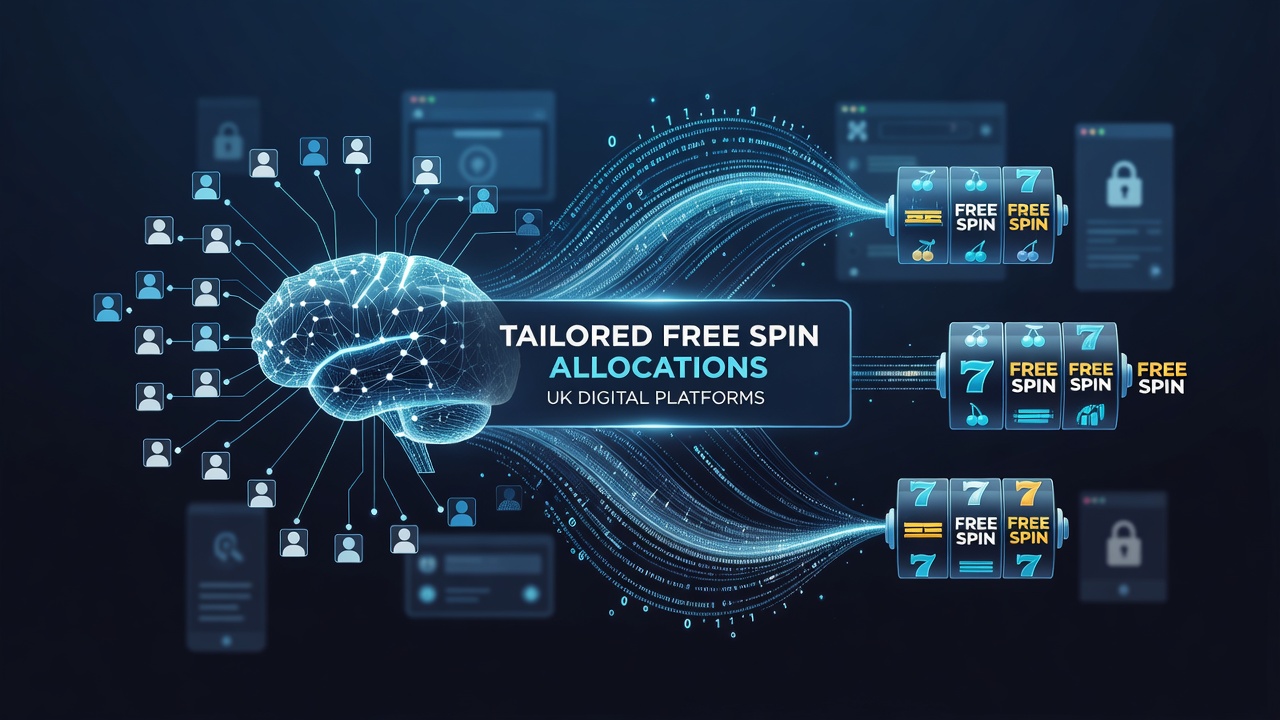Visual representation of data flow and machine learning models used for spin allocation personalization