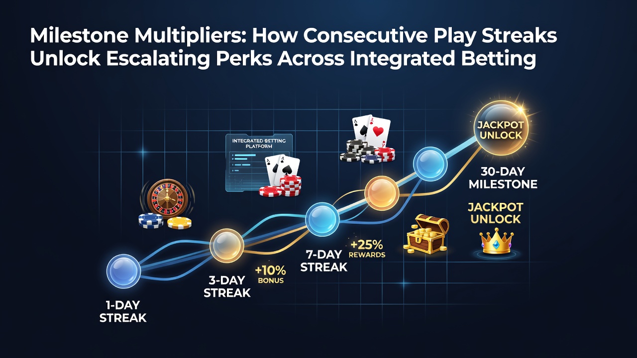 Screenshot example of milestone progress dashboard in a betting application